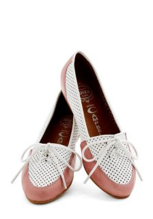 Jeffrey Campbell Lovely by the Links Flat in Rose  Mod Retro Vintage Flats