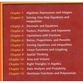Pre Algebra California Edition David Davison 9780130504869 Books
