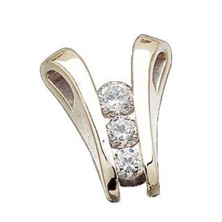 14kt White Gold Past, Present and Future Diamond Pendant Jewelry Days Jewelry