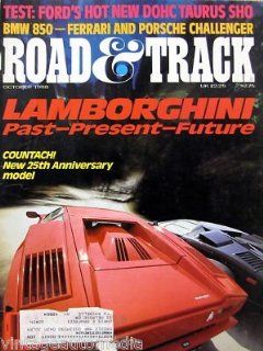 Lamborghini Past/Present/Future   October, 1988  