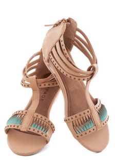 The Tides Have Twisted Wedge  Mod Retro Vintage Sandals