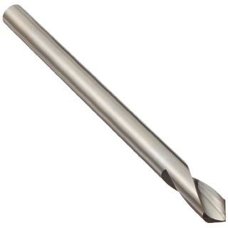 KEO 38145 Cobalt Steel NC Spotting Drill Bit, Uncoated (Bright) Finish, Round Shank, Right Hand Flute, 82 Degree Point Angle, 1/4" Body Diameter, 4" Overall Length