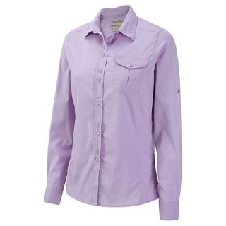 Craghoppers Sweet Lavender Kiwi Long Sleeved Shirt