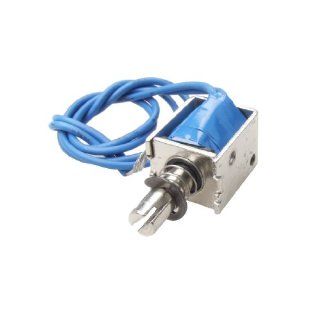 DC 12V Push Type Open Frame Solenoid Electromagnet Actuator 10mm 4N Electronic Component Solenoids