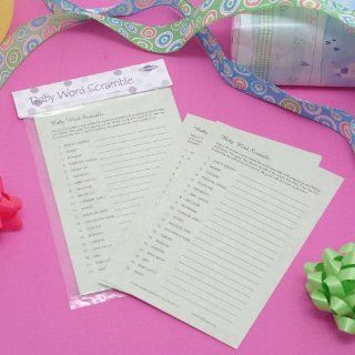 Baby Shower Baby Word Scramble Game (For 10 Guests) Toys & Games