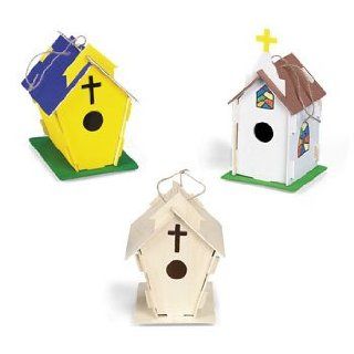 Design Your Own Wood Beautiful Church Birdhouses   Crafts for Kids & Design Your Own