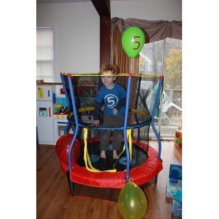Skywalker Trampolines 48 In. Round Zoo Adventure Bouncer with Enclosure  Sports & Outdoors