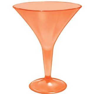 Orange Martini Glasses (20 per package) Toys & Games
