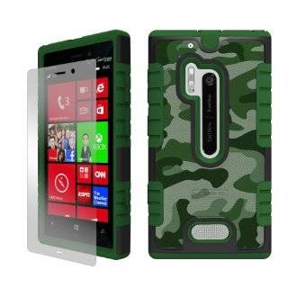 Nokia Lumia N928 Duo Shield Green Camouflage Cell Phones & Accessories