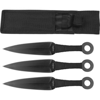 3 piece 9 inch Perfect Point Throwing Knife Set with Nylon Sheath Master Cutlery Collectible Knives