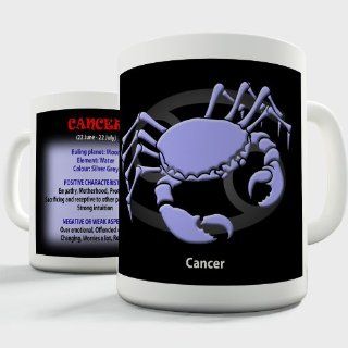 Zodiac Star Sign "Cancer" Novelty Mug Tea Coffee Gift Cup Retro Present Kitchen & Dining