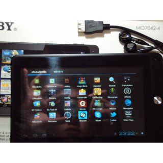 Coby Kyros 7 Inch Android 4.0 4 GB 169 Capacitive Multi Touchscreen Widescreen Internet Tablet with Built In Camera, Black MID7042 4  Tablet Computers  Computers & Accessories