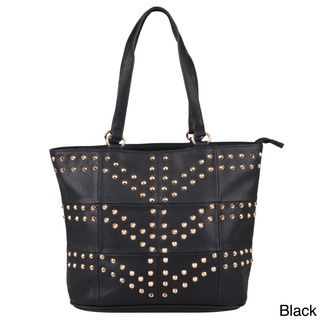 Journee Collection Women's Studded Double Handle Tote Bag Journee Collection Tote Bags