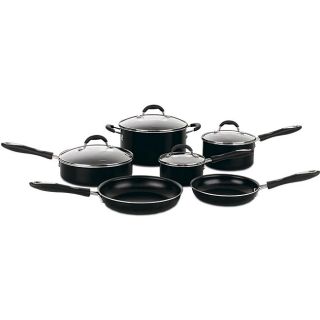 Cuisinart Advantage Black Nonstick 10 piece Cookware Set Cuisinart Cookware Sets