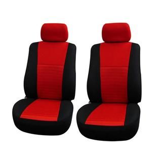 FH Group Red Universal Fit Air Mesh Fabric Front Bucket Seat Covers FH Group Car Seat Covers
