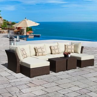 Mercer 8 Piece Outdoor Furniture Set by Sirio Sirio Sofas, Chairs & Sectionals