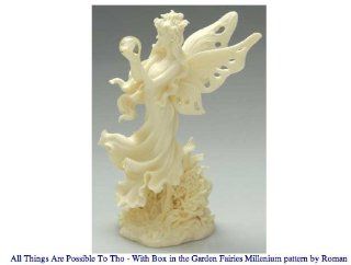 Garden Fairies From Roman Inc. All Things are Possible Fairy Figurine   Collectible Figurines