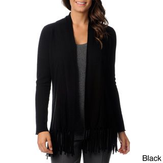 Ply Cashmere Women's Long Sleeve Draped Cashmere Cardigan Cashmere Sweaters