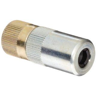 Alemite 308730 A Hydraulic Coupler, Narrow Type, Equipped with Built in Check Valve, Provides Quick, Leakproof Connection with Hydraulic Fittings, 1/8" Female NPTF Hydraulic Couplings