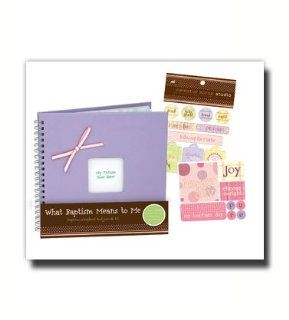 Scrapbook Kits, Girl Baptism, Celestial Scrap Studio  Designed to Help Children Record Thoughts and Feelings About This Special Time, the Text Provides a Journal Combined Wiht Additional Pages for Recording Family History and Testimonies. Use the Included 