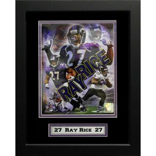 Ray Rice Baltimore Ravens 11x14 inch Deluxe Frame Football