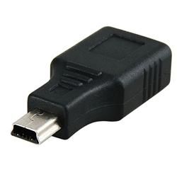 USB 2.0 A Female to Mini 5 pin Type B Male Adapter Eforcity USB & Firewire Hubs