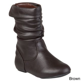 Journee Kids Girl's 'Kgena' Slouchy Accent Boots Journee Collection Boots
