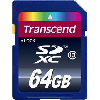 Transcend Ultimate TS64GSDXC10 64 GB Secure Digital Extended Capacity Transcend Micro SD Cards