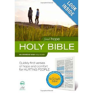 Find Hope NIV VerseLight Bible Quickly Find Verses of Hope and Comfort for Hurting People Zondervan 9780310949541 Books