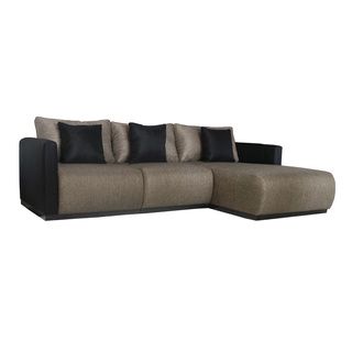Black Dymond 3 piece Modular Sectional Furniture Set Sofas & Loveseats