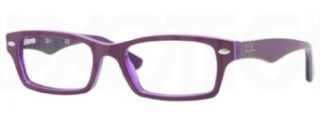 Ray Ban Junior RY1530 Eyeglasses 3589 Top Violet on Violet Transparent 48mm Clothing