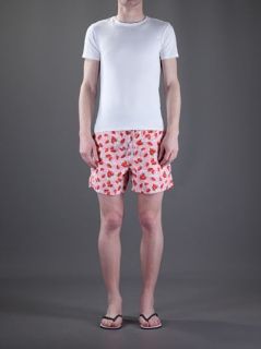 Mc2 Strawberry Print Swimming Shorts