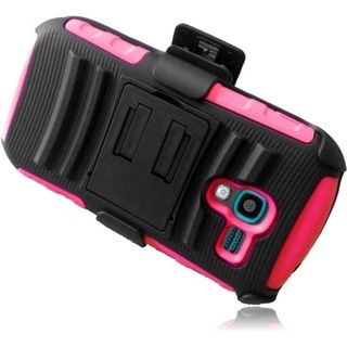 BasAcc Black/ Red Holster Case with Stand for Samsung Galaxy Exhibit BasAcc Cases & Holders