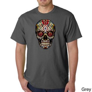 Men's Sugar Skull T shirt Los Angeles Pop Art Casual Shirts
