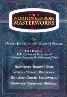 The Norton Cd Rom Masterworks Daniel Jacobson, Timothy Koozin 9780393991956 Books