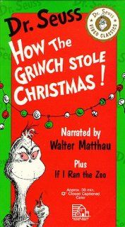 How the Grinch Stole Christmas/If I Ran the Zoo (Parents' Choice Award for Multimedia) [VHS] Dr. Seuss Movies & TV