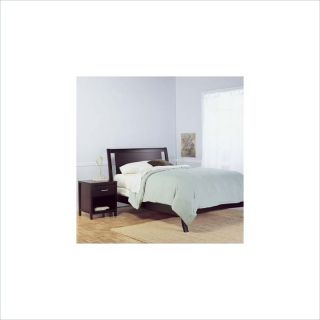 Modus Nevis Espresso Low Profile Platform Bed 2 Piece Bedroom Set   NLP23PKG