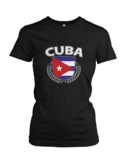Cuba Cuban Spanish Country Nation Hispanic Island Pride Proud Women's T shirt Clothing