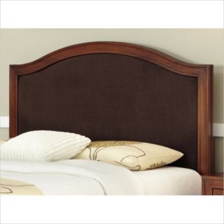 Home Styles Duet Camelback Headboard with Brown Microfiber Inset   5545 Z01C