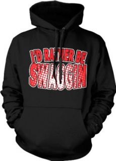 I'd Rather Be SWAGGIN Hooded Pullover Sweatshirt Clothing
