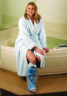 Showersafe Cast and Bandage Protector Full Leg, Large More Than 170 Lbs   The Shower Safe Waterproof Cast Protector Provides Waterproof Cast Protection   Shower safe Is From the Trademark Medical Family of Cast, Water Protection Products  Shower Cast Prote