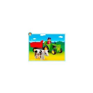 Playmobil   Farmer with Tractor Toys & Games