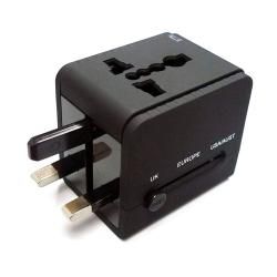 Maximal Power AC Adapter Universal Travel Adapter with USB Output Camera Batteries & Chargers