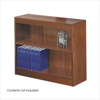 Safco WorkSpace 72"H Six Shelf Square Edge Bookcase in Cherry   1505CYC