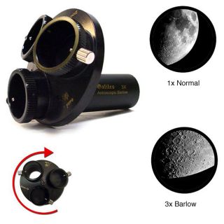 Multiple Ocular Holder and 3X Barlow Lens (Refurbished) Galileo Telescope Accessories