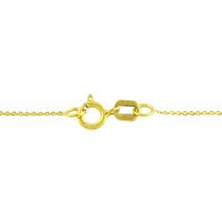 Fremada 18k Yellow Gold 18 inch Rolo Chain (1 mm) Fremada Gold Necklaces