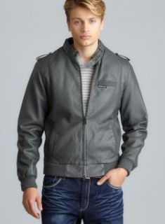 Members Only Faux Leather Iconic Racer Jacket Members Only Coats