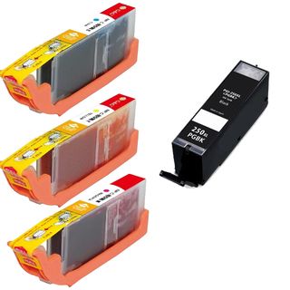 Canon CLI 251XL Black, Cyan, Yellow, Magenta High Yield Ink Cartridges (Pack of 4) Inkjet Cartridges