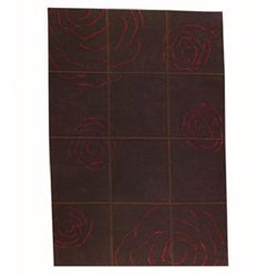 Hand knotted Brown Floral Wool Rug (4'6 x 6'6) 3x5   4x6 Rugs