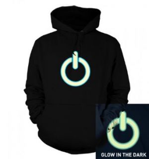 Glow In The Dark Power Symbol adult's hoodie Clothing